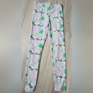 Girls Holiday Unicorn Leggings